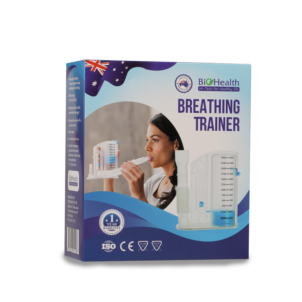 Dụng Cụ Tập Thở BIOHEALTH VIS-01, Giúp Thở Sâu Đúng Cách Để Phổi Nở Tốt Hơn