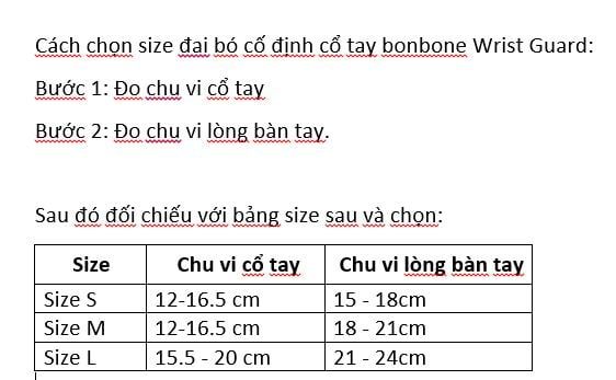 Đai Bó Cố Định Cổ Tay A WRIST GUARD Khi BỊ Chấn Thương bonbone Nhật Bản