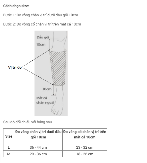 Đai Hỗ Trợ Vùng Cơ Bắp Chân CALF SUPPORTER bonbone Nhật Bản
