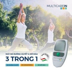 Máy Đo Đường Huyết Và Mỡ Máu 3 Trong 1 MULTICARE-IN