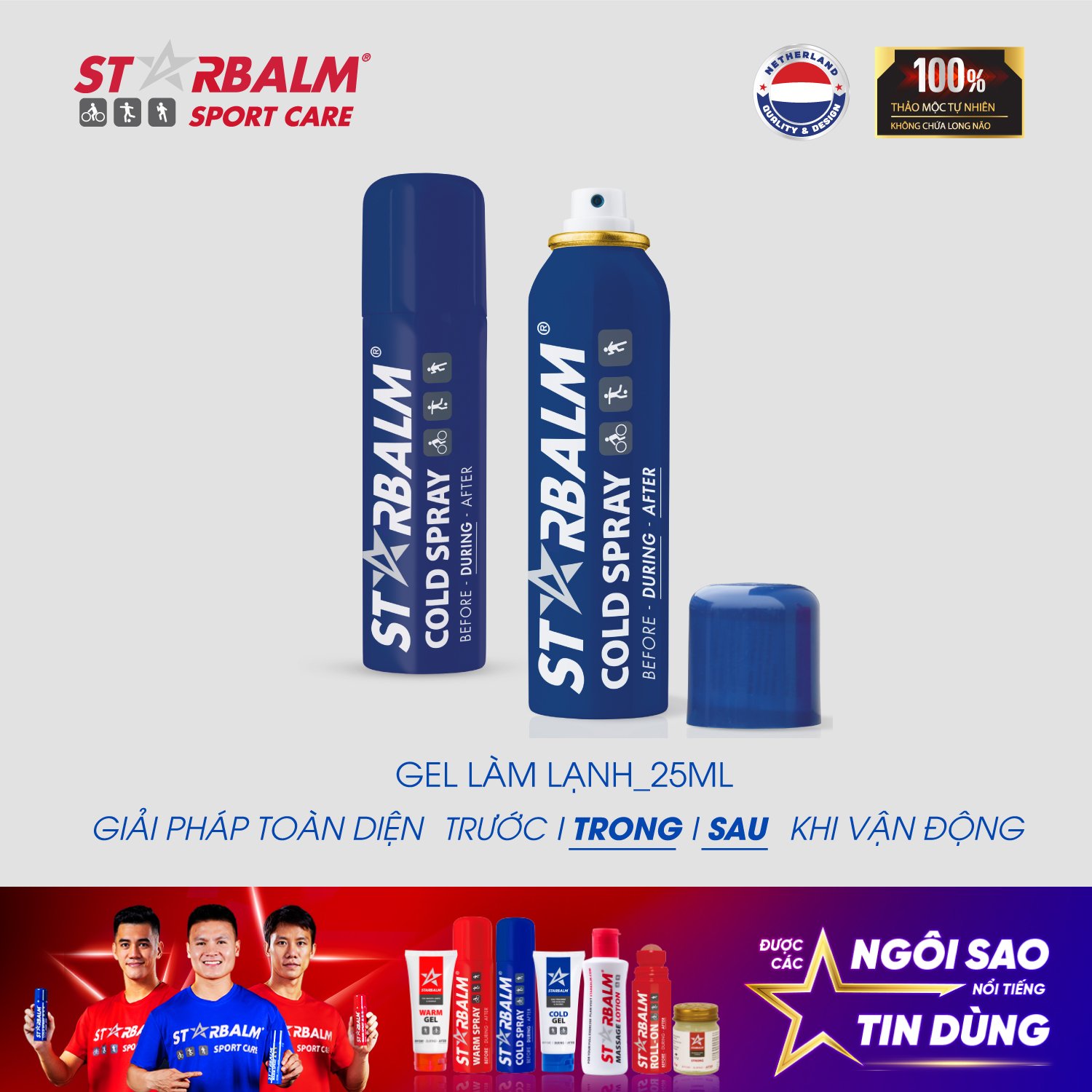 Chai Xịt Lạnh COLD SPRAY STARBALM 150ml