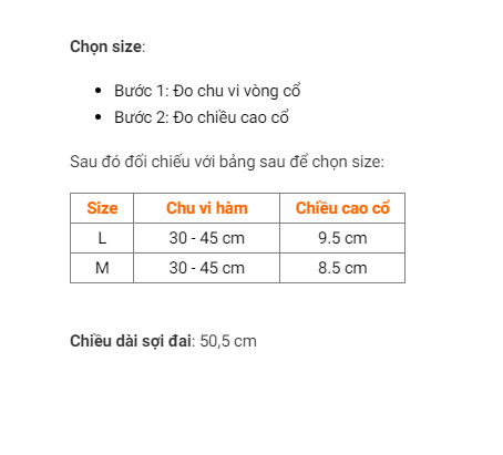 Đai Nẹp Cổ Thoáng Khí BREATHABLE NECK SUPPORT bonbone Nhật Bản