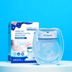 Máy Hút Sữa Rảnh Tay 1 Bình BioHealth AE WEARABLE, Nhỏ Gọn, Phễu Thảo Rời Dễ Chọn Size