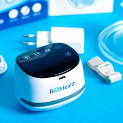 Máy Hút Sữa Rảnh Tay 1 Bình BioHealth AE WEARABLE, Nhỏ Gọn, Phễu Thảo Rời Dễ Chọn Size
