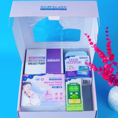 Combo 3 Món Chăm Sóc Mẹ & Bé Sau Sinh, Tặng Kèm Gel Tắm Thảo Dược Rau Má BioHealth Ngăn Ngừa Rôm Sẩy 290ml