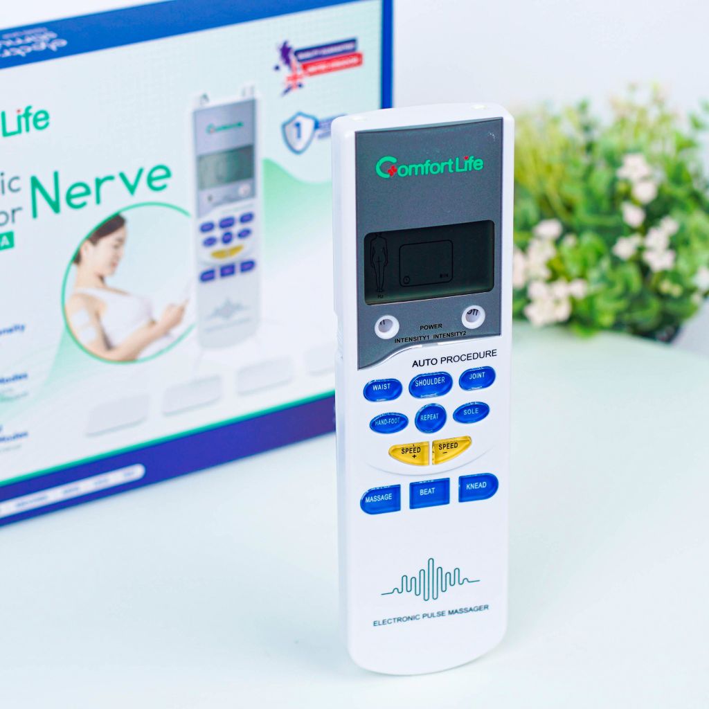 Máy Massage Xung Điện 2 Kênh Comfortlife PL-009A, Thư Giãn Giảm Đau Cơ Hiệu Quả, Tiện Lợi Dùng Tại Nhà