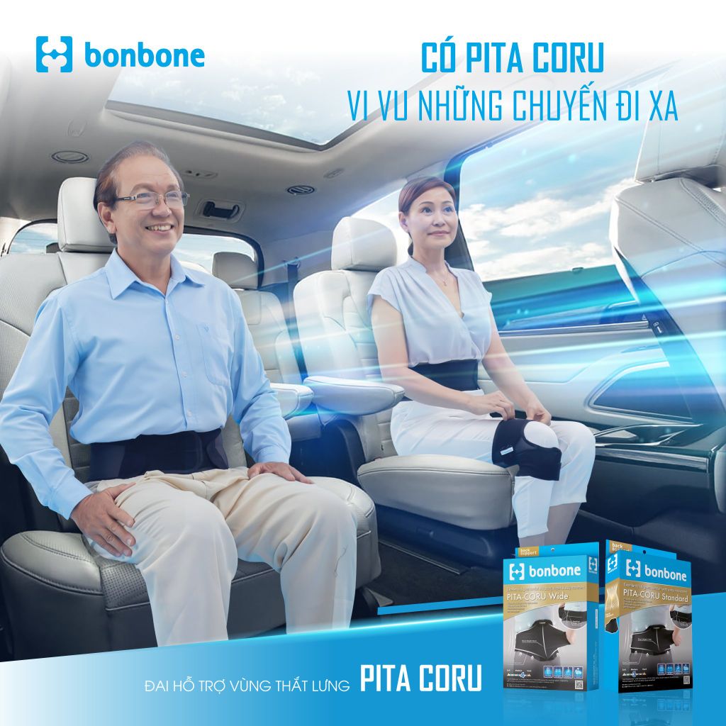 Đai Hỗ Trợ Vùng Thắt Lưng PITA CORU STANDARD/WIDE bonbone Nhật Bản
