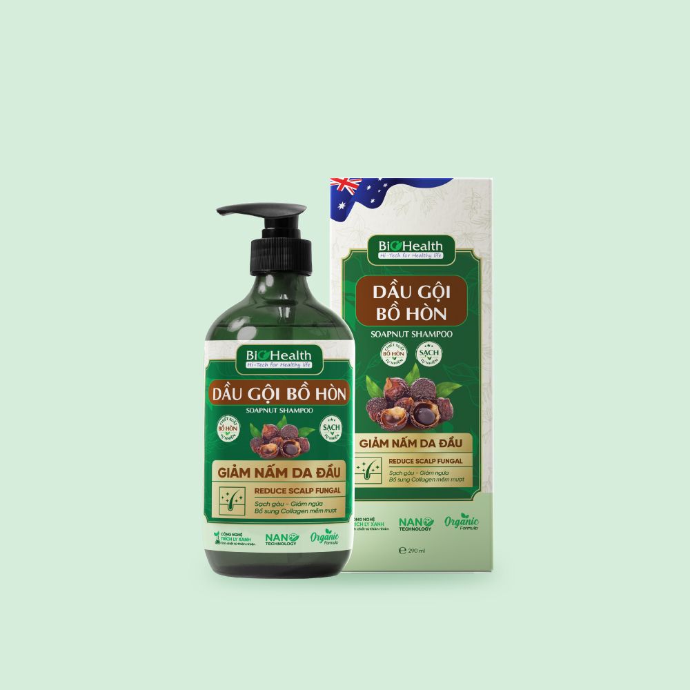 Dầu Gội Bồ Hòn Biohealth Giảm Nấm Da Đầu 290ml