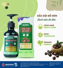 Combo Dầu Gội Bồ Hòn 290ml & Gel Tắm Rau Má 470ml BioHealth