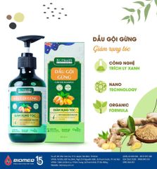 Combo Dầu Gội Gừng 290ml & Sữa Tắm Thảo Mộc Thiên Nhiên 470ml BioHealth