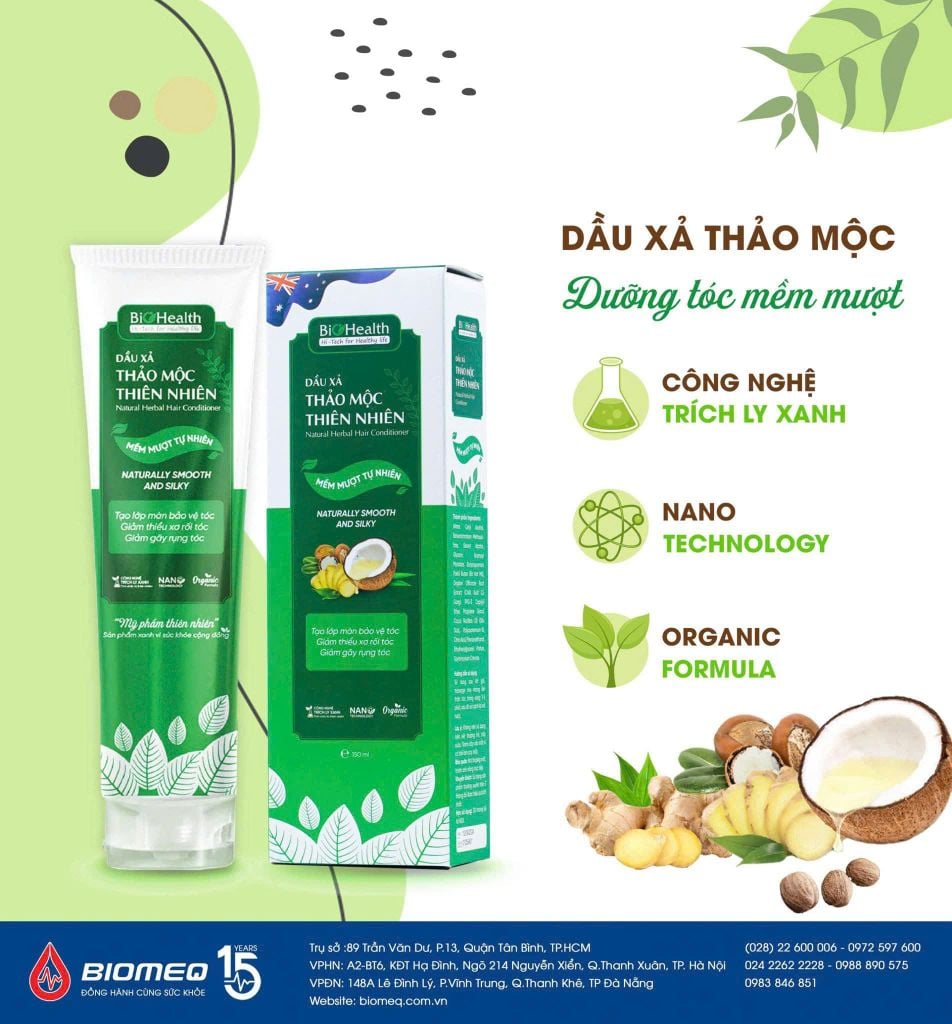 Combo Cái Răng Cái Tóc Là Góc Con Người 2 Gồm Dầu Gội Bồ Hòn, Dầu Xả & Kem Đánh Răng Than Gừng BioHealth