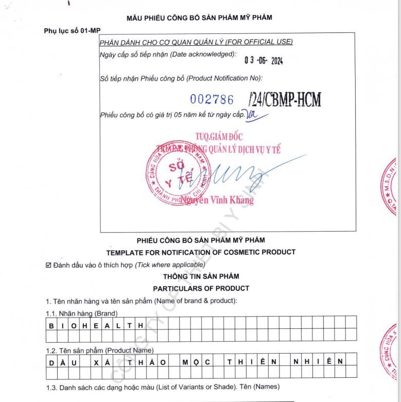 Dầu Xả Thảo Mộc Thiên Nhiên Biohealth 150ml Làm Mượt Tóc Hư Tổn, Xơ Rối