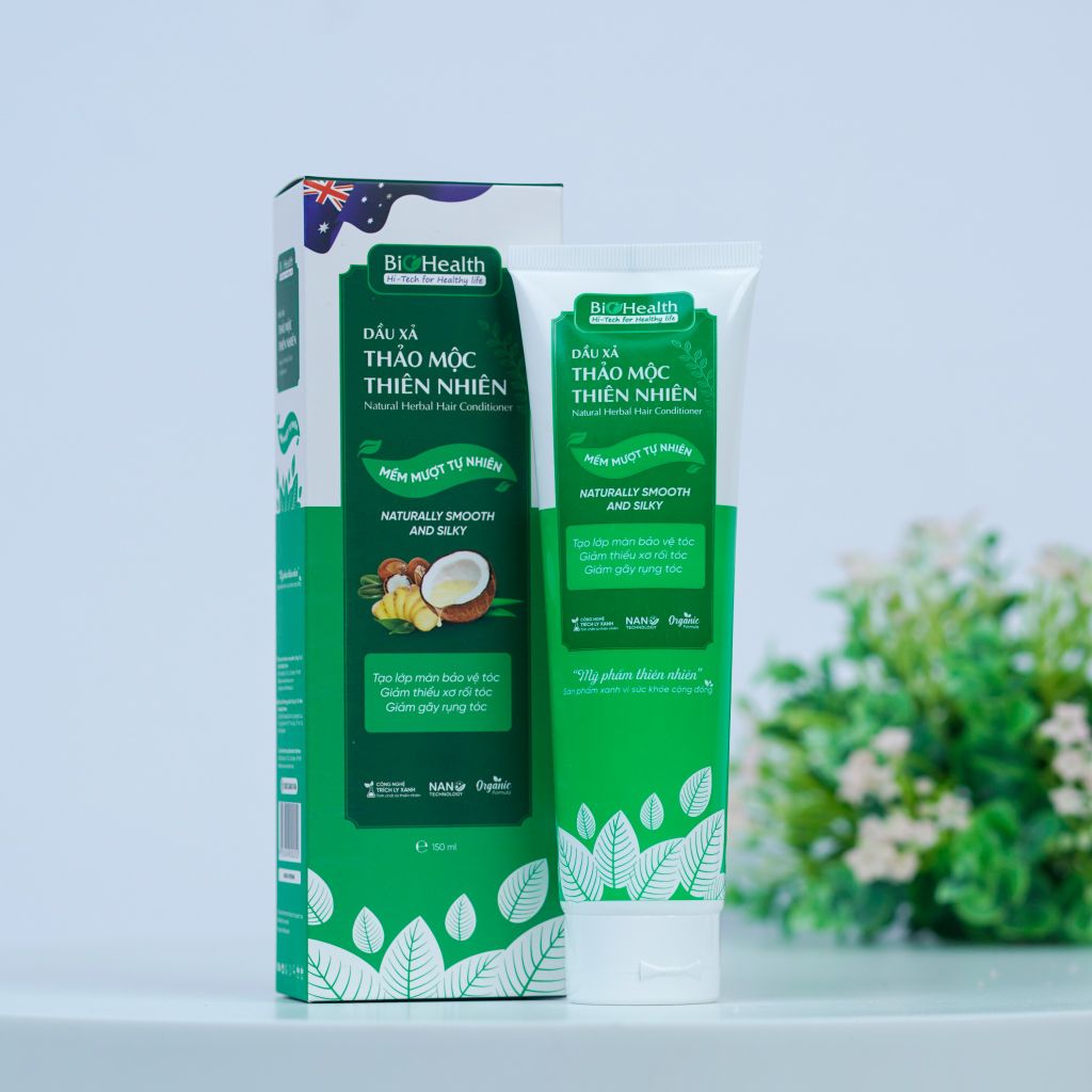 Dầu Xả Thảo Mộc Thiên Nhiên Biohealth 150ml Làm Mượt Tóc Hư Tổn, Xơ Rối