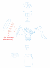 Phụ Kiện Dụng Cụ Hút Sữa Cơ SANITY AP154-AM