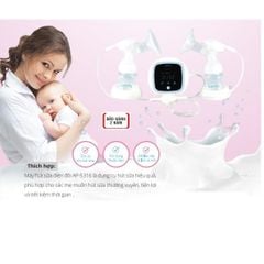 Máy Hút Sữa Điện Đôi Sanity AP-5316, Kích Sữa và Hút Sữa Hiệu Quả