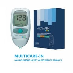 Máy Đo Đường Huyết Và Mỡ Máu 3 Trong 1 MULTICARE-IN