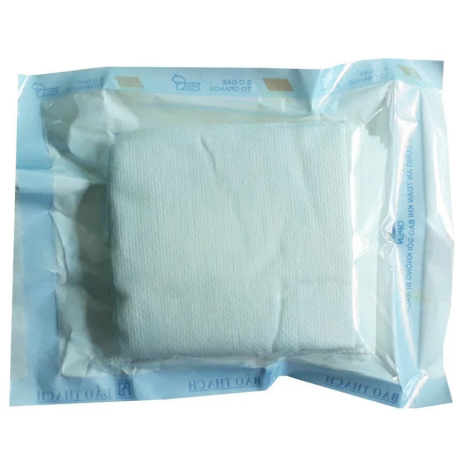 Gạc Miếng Tiệt Trùng Y Tế Bảo Thạch (10cm x 10cm x 6 lớp/gói 10 miếng)