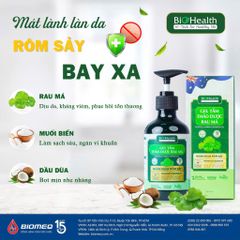Gel Tắm Thảo Dược Rau Má Biohealth Ngăn Ngừa Rôm Sẩy 470ml
