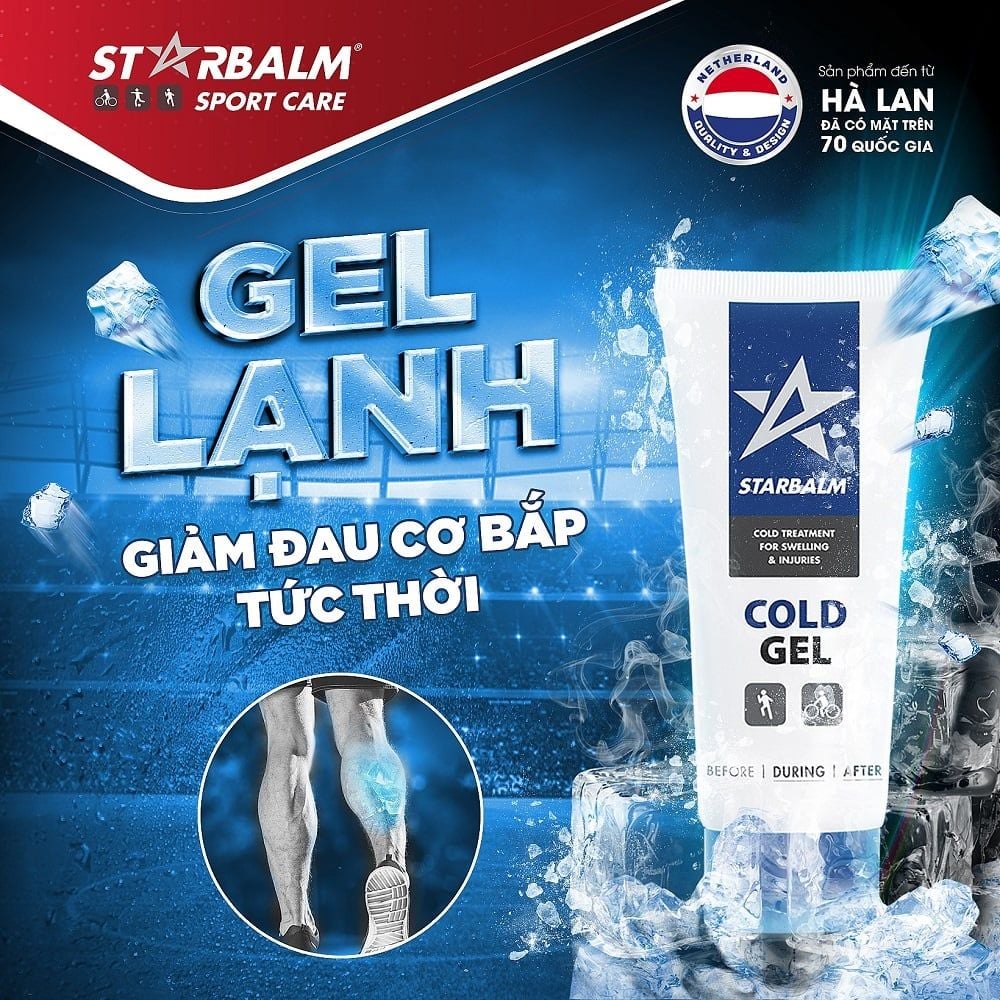 Bộ STARBALM Bảo Vệ Cấp Tốc Với Xịt Nóng, Xịt Lạnh, Gel Nóng, Gel Lạnh Nhanh Chóng, Hiệu Quả