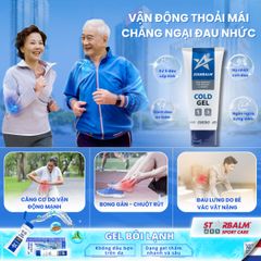 Combo Gel Nóng 100ml và Gel Lạnh 100ml Starbalm, Dùng Trước - Trong - Sau Vận Động