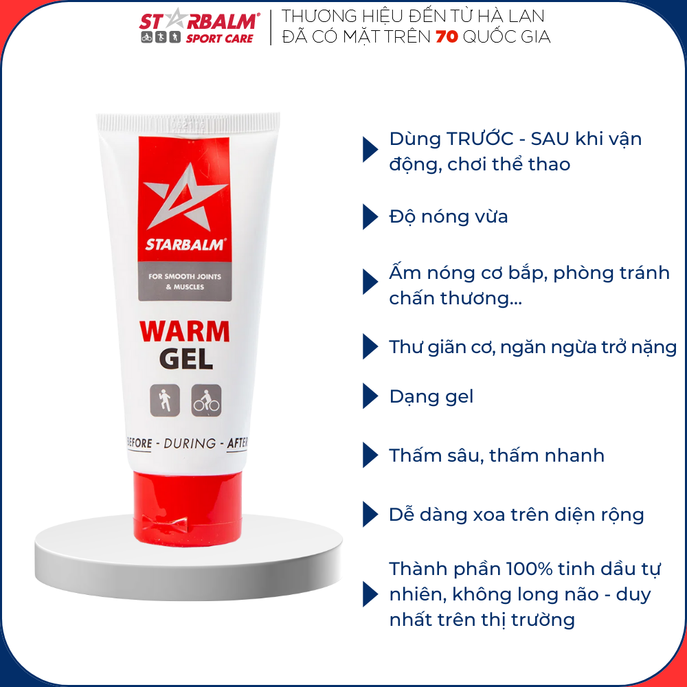 Bộ STARBALM Bảo Vệ Cấp Tốc Với Xịt Nóng, Xịt Lạnh, Gel Nóng, Gel Lạnh Nhanh Chóng, Hiệu Quả
