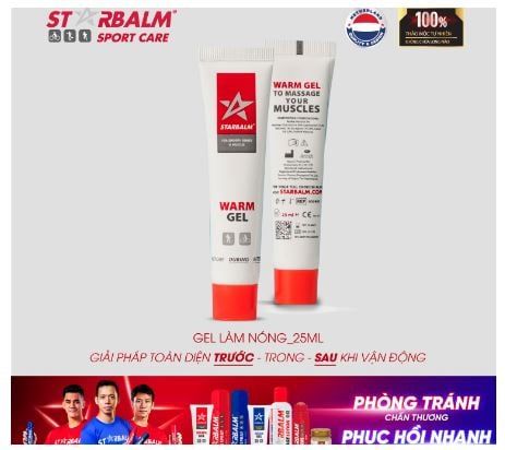 (Gift) Gel nóng Starbalm 25ml trị giá 55.000đ
