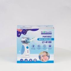Máy Xông Khí Dung Cầm Tay BIOHEALTH LT-N100, Nhỏ Gọn, Có Thể Xông Khi Đặt Nằm Nghiêng