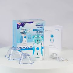 Máy Xông Khí Dung Cầm Tay BIOHEALTH LT-N100, Nhỏ Gọn, Có Thể Xông Khi Đặt Nằm Nghiêng