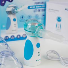 Máy Xông Khí Dung Cầm Tay BIOHEALTH LT-N100, Nhỏ Gọn, Có Thể Xông Khi Đặt Nằm Nghiêng