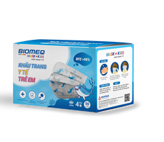 Khẩu trang BIOMEQ MASK+ KIDS HỘP 50 CÁI
