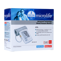 Máy Đo Huyết Áp Điện Tử Bắp Tay Microlffe A5 (BP 3GC-5F) - Công Nghệ AFIB Cảnh Báo Rung Nhĩ, Phòng Đột Quỵ