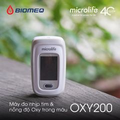 Máy Đo Nồng Độ Oxy Trong Máu Microlife OXY 200