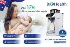 Máy Pha Sữa Bột Tự Động Biohealth BH6000 Pha Sữa Bột Nhanh Chỉ 10s, Không Vón Cục, Có App Mobile Điều Khiển Từ Xa