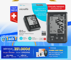 Máy Đo Huyết Áp Bắp Tay Microlife B3 BLUETOOTH, Kèm Quà Tặng Máy Đo Đường Huyết OG Care