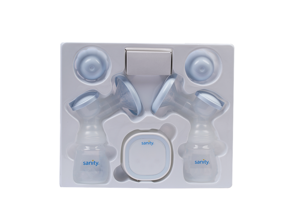 Máy Hút Sữa Điện Đôi Sanity S6307.ENG, Hút Hai Bên Cùng Lúc, Lực Hút Mạnh