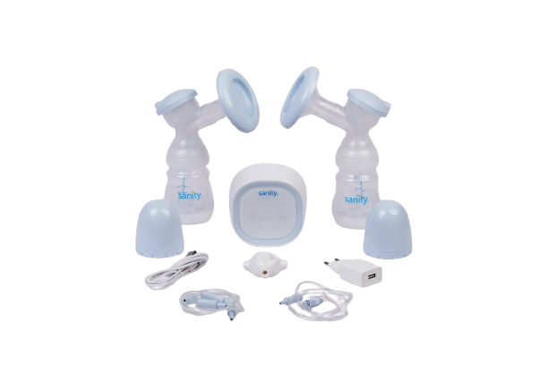 Máy Hút Sữa Điện Đôi Sanity S6307.ENG, Hút Hai Bên Cùng Lúc, Lực Hút Mạnh