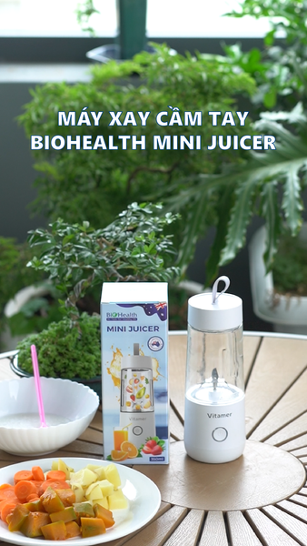 (Gift) Máy Xay Sinh Tố Cầm Tay Biohealth Mini Juicer trị giá 850.000đ