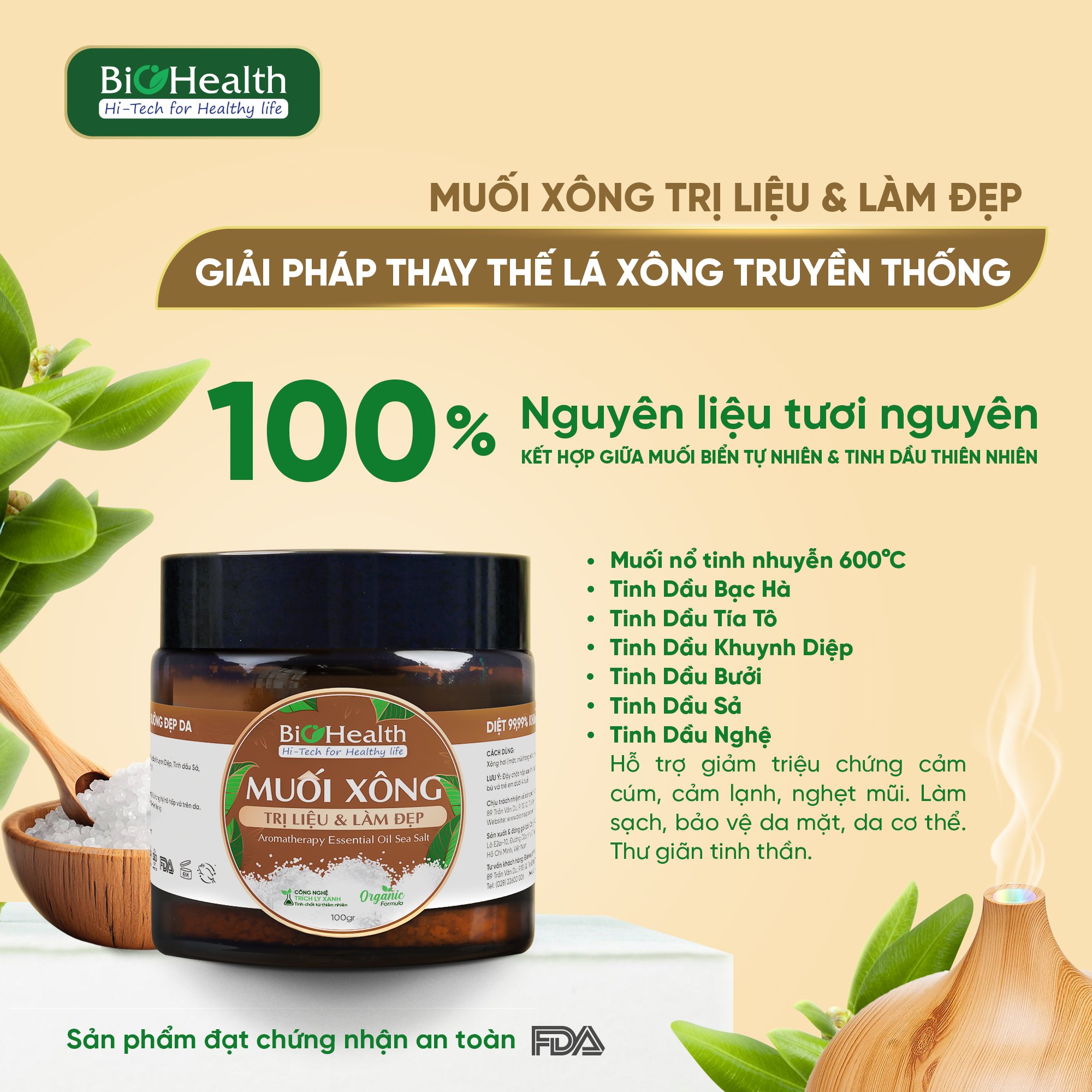Muối Xông Trị Liệu Và Làm Đẹp BioHealth