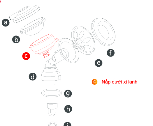 Phụ Kiện Máy Hút Sữa Điện Đơn Sanity AP - 154 AE