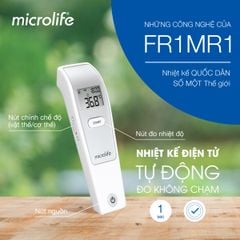 (Gift) Nhiệt Kế Hồng Ngoại Đo Trán Microlife FR1MF1 trị giá 1.000.000đ