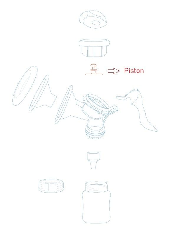 Phụ Kiện Dụng Cụ Hút Sữa Cơ SANITY AP154-AM