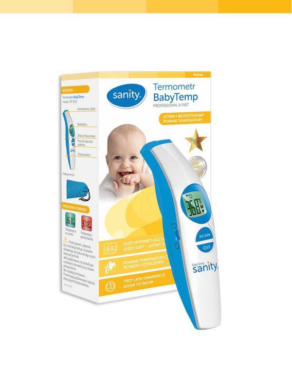 Nhiệt Kế Điện Tử Hồng Ngoại Đo Trán Sanity AP - 3116