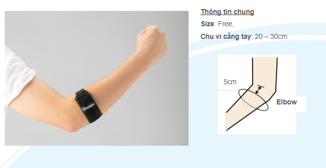 Đai Khuỷu Tay Nâng Cao ADV SPORT ELBOW, FREESIZE bonbone Nhật Bản