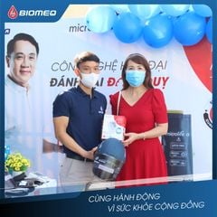 Nón bảo hiểm cao cấp nửa đầu có kính Biomeq, chuẩn ASIA trị giá 500.000đ