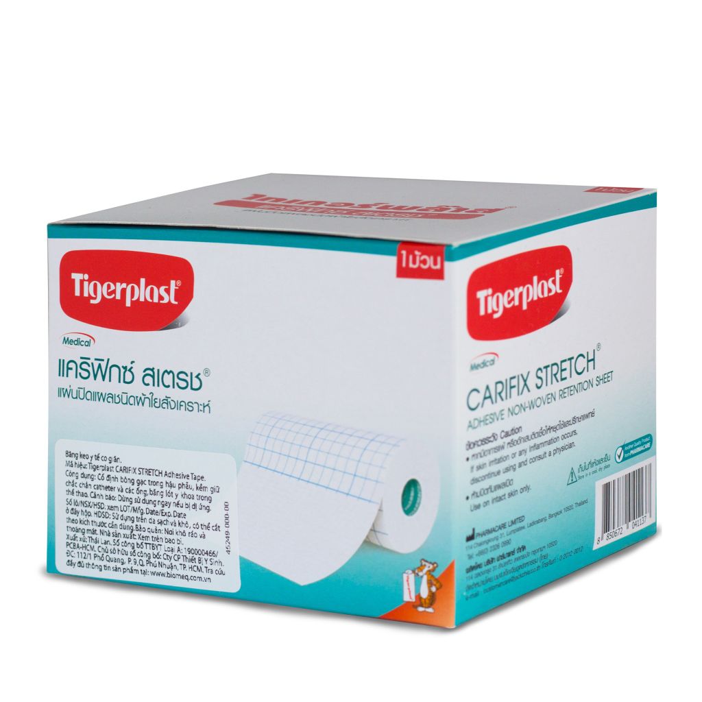 Băng keo co giãn CARIFIX STRETCH ( Băng dán chạy thận )