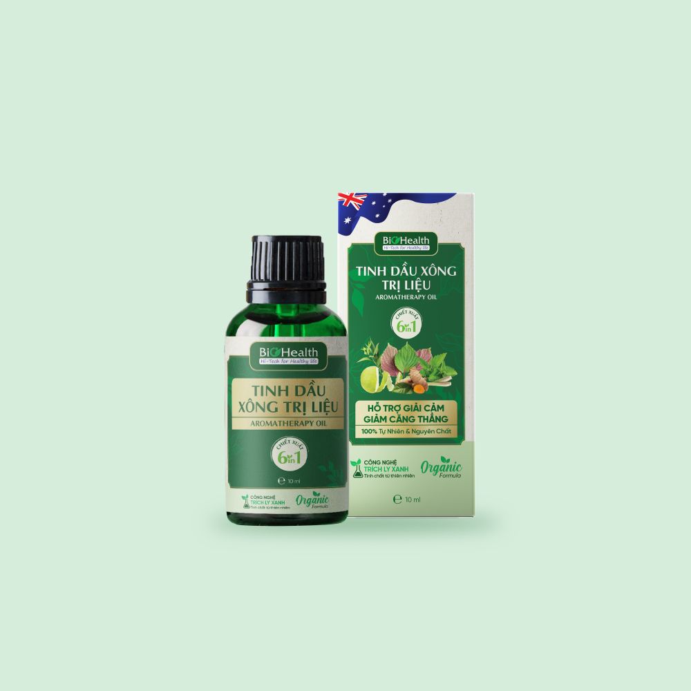 Tinh Dầu Xông Trị Liệu BioHealth Hỗ Trợ Giải Cảm Giảm Căng Thẳng 10ml