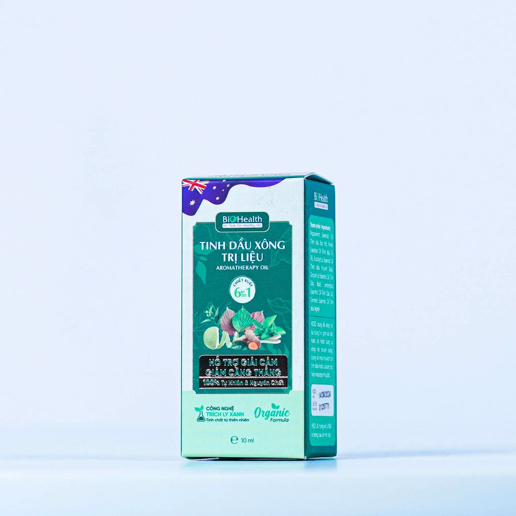 Tinh Dầu Xông Trị Liệu BioHealth Hỗ Trợ Giải Cảm Giảm Căng Thẳng 10ml