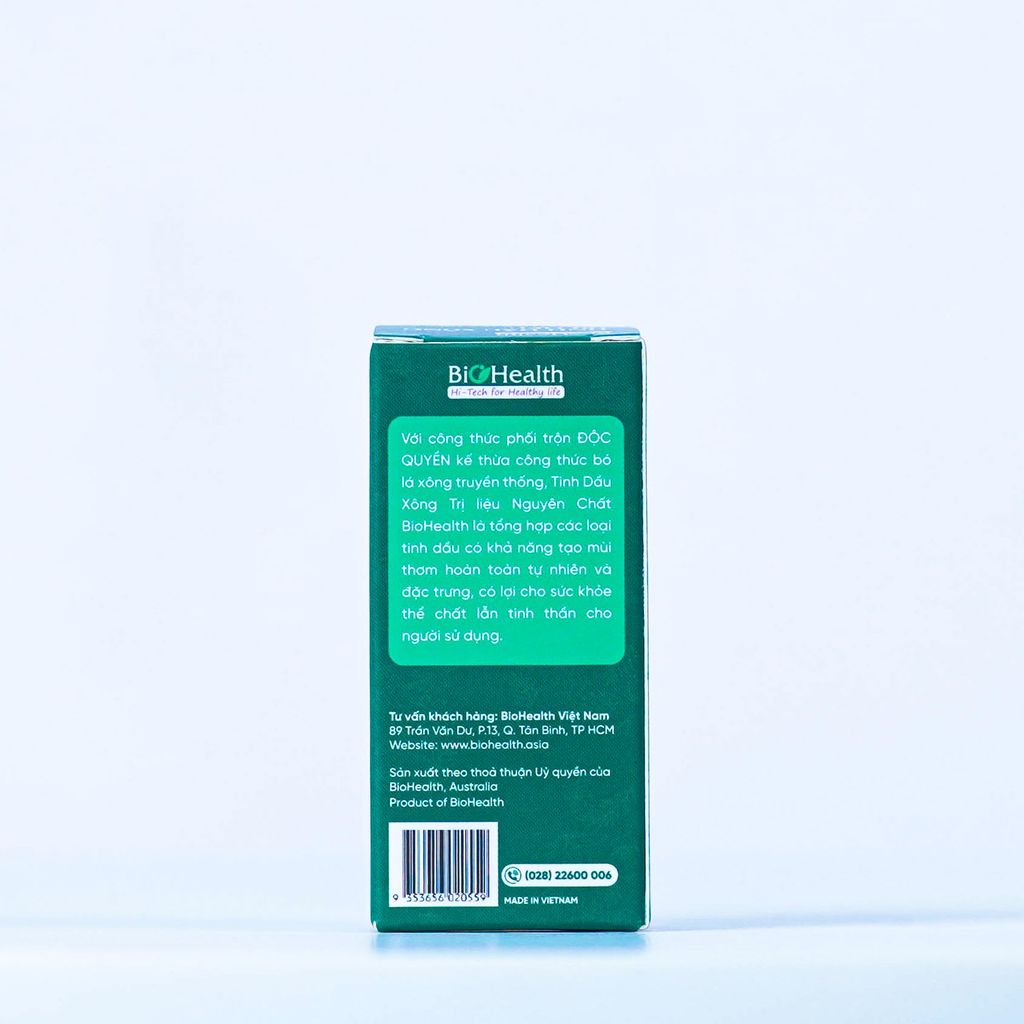 Tinh Dầu Xông Trị Liệu BioHealth Hỗ Trợ Giải Cảm Giảm Căng Thẳng 10ml