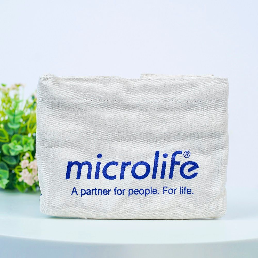 (Gift) 01 túi canvas Microlife cao cấp, có khóa kéo