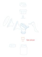 Phụ Kiện Dụng Cụ Hút Sữa Cơ SANITY AP154-AM